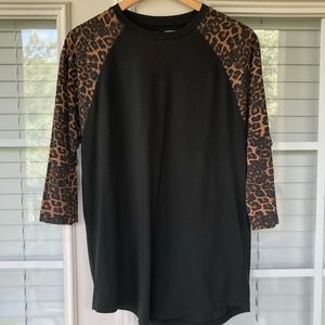 Cheetah Print - Baseball tee